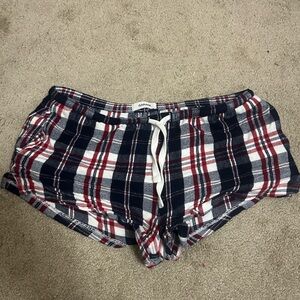 Garage Pajama Shorts Red and Blue